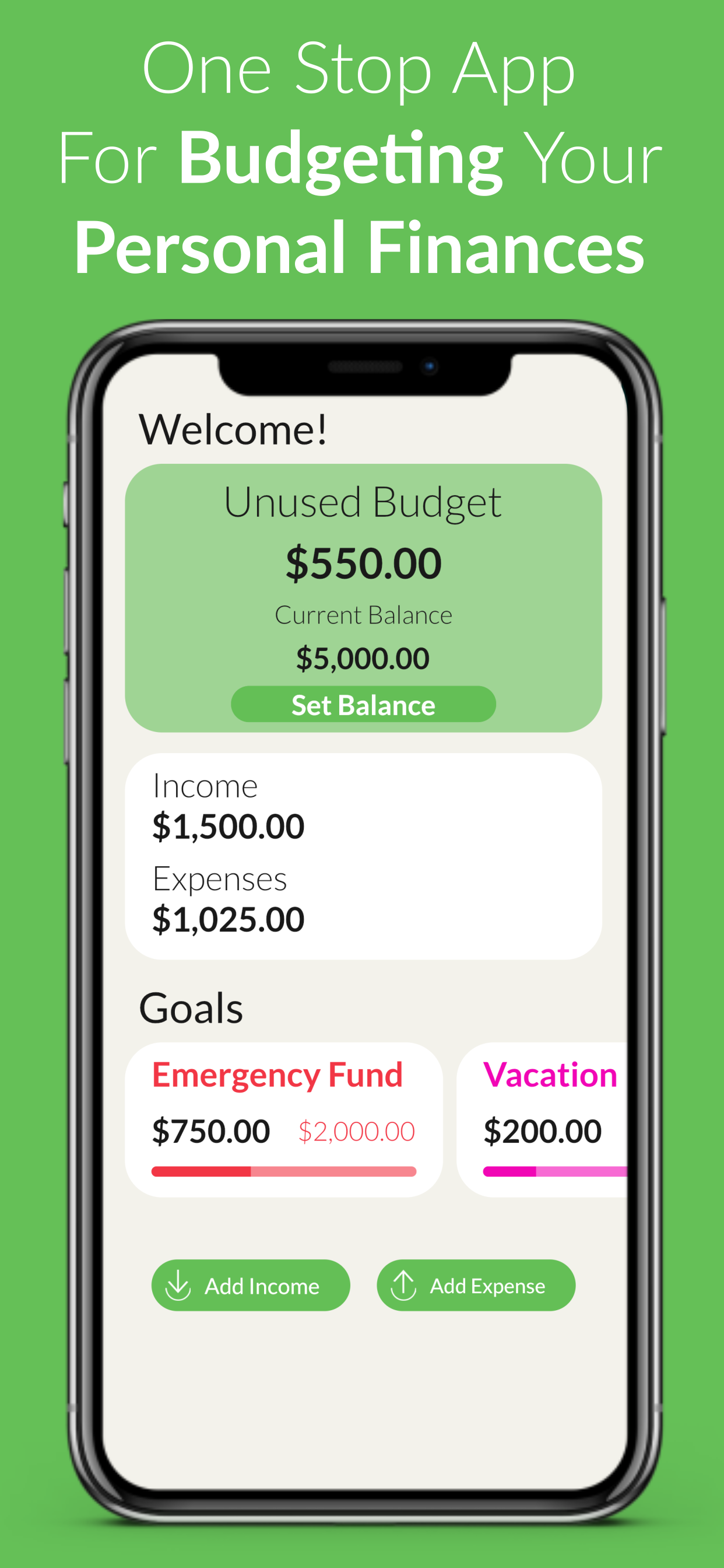 Pocket Budgeter Screenshot 2